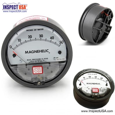 Dwyer Magnehelic Manometer (2050) 0-50" WC High Resolution