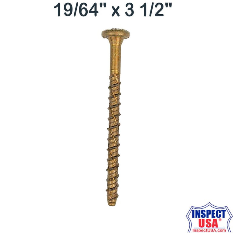 CaliburnXL Concrete Screw 19/64" x 3-1/2" T40 Star (57778) GRK Fasteners