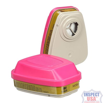 3M Replacement N100 Cartridges (60926) for Multi-purpose Respirator