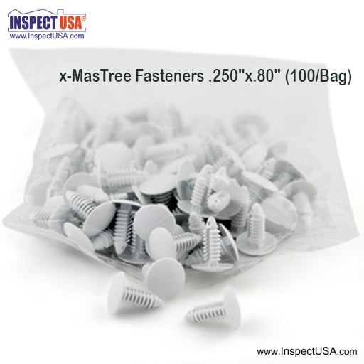 Vapor Barrier x-Mas Tree Fasteners .250"x.80" (67055) 100 Pack