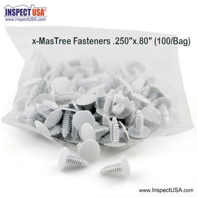 Vapor Barrier x-Mas Tree Fasteners .250"x.80" (67055) 100 Pack