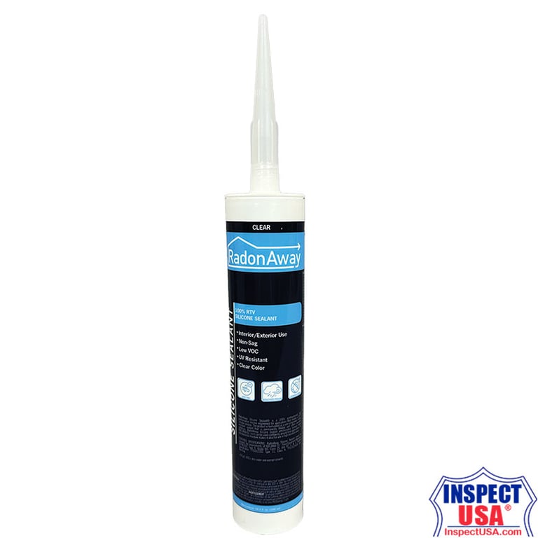 Clear UV Resistant Silicone Sealant (68204) 10oz Tube