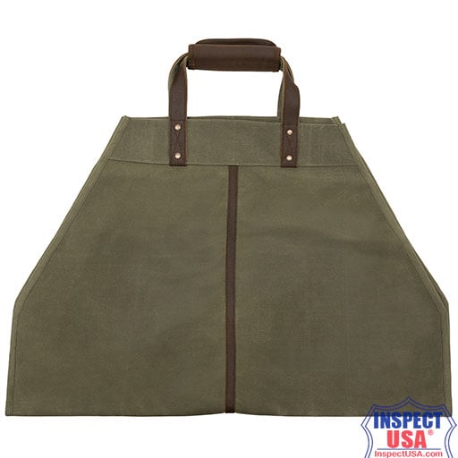 Rothco Canvas Waxed Canvas Log Carrier 38x28 Inches (71081) Olive Drab