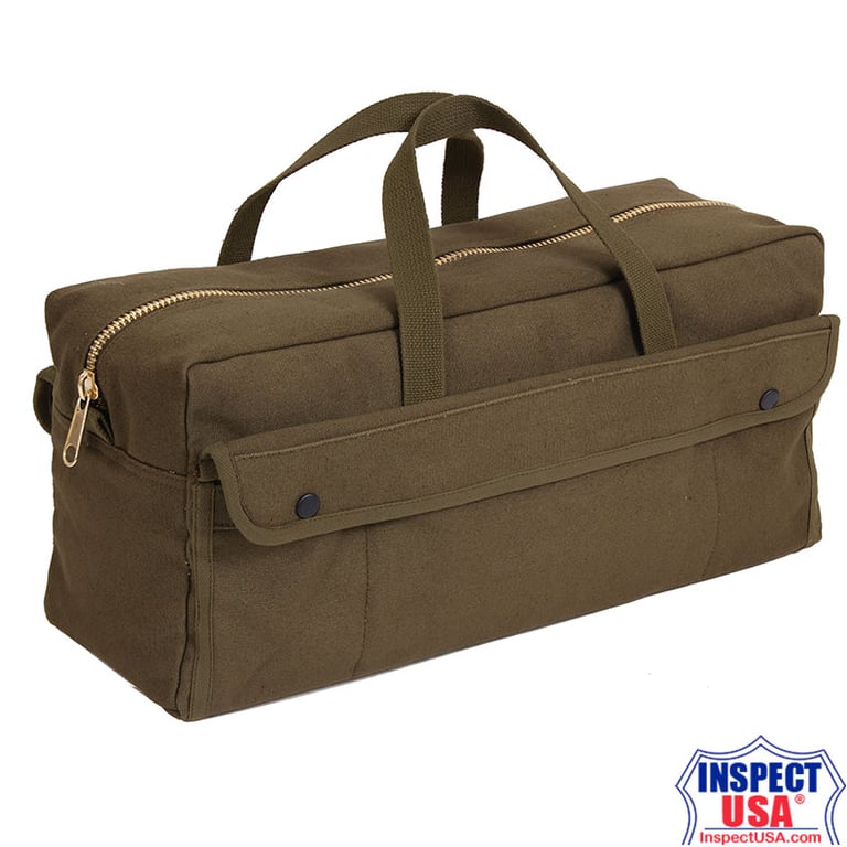 Rothco Canvas 19"x9"x6" Jumbo Tool Bag (7263) Olive Drab