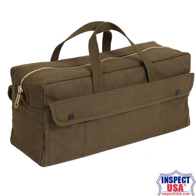 Rothco Canvas 19"x9"x6" Jumbo Tool Bag (7263) Olive Drab