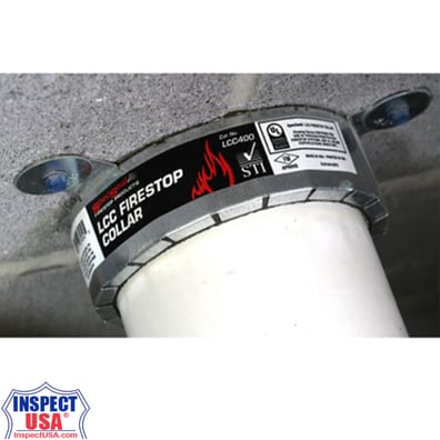 STI 4" SpecSeal LCC Intumescent Firestop Collar (76042-2) Water Resistant
