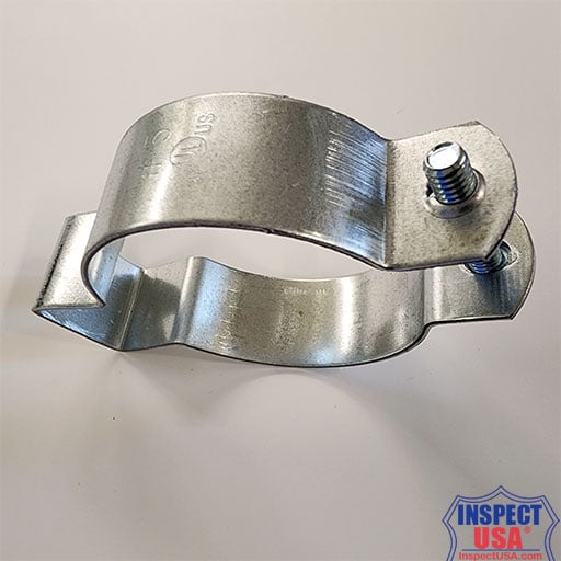 Hanger 2" Pipe Zinc Plated Steel (76059-1) with Bolt