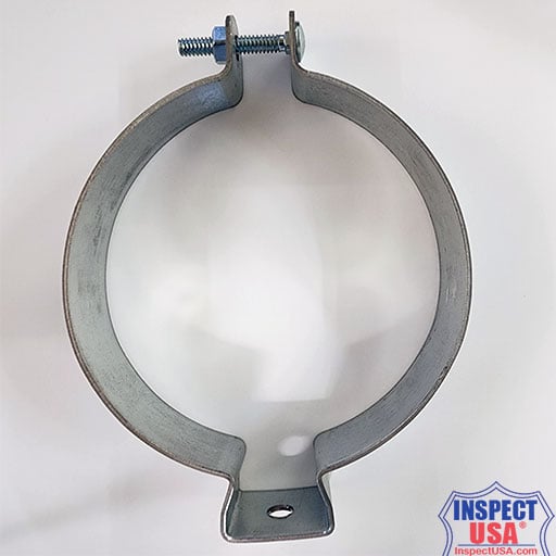 Hanger 4" Pipe Zinc Plated Steel (76059-3) with Bolt