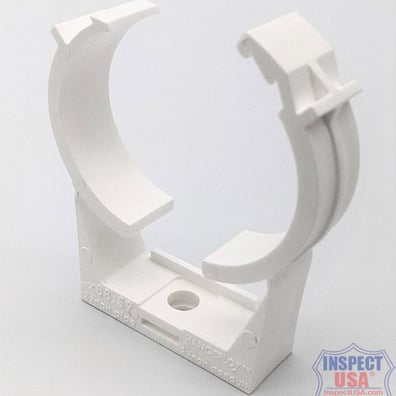 HangerLok 2inch Self-locking Pipe Hangers (76093) White Nylon