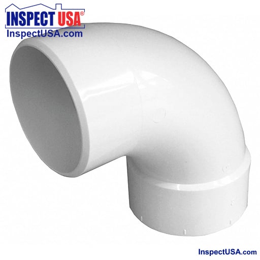 PVC 4" Street Elbow (79218) Schedule40 White