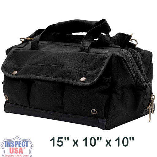 Rothco Canvas 15"x10"x10" Renovator Tool Bag (91810) Black