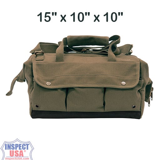 Rothco Canvas 15"x10"x10" Renovator Tool Bag (91811) Olive Drab