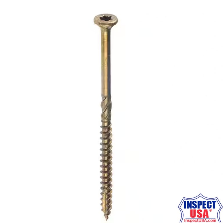 GRK Fasteners R4 #10 x 3-1/8" T25 Star Drive Torx Bugle Head