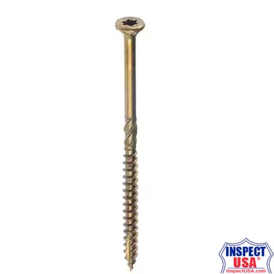 GRK Fasteners R4 #10 x 3-1/8" T25 Star Drive Torx Bugle Head