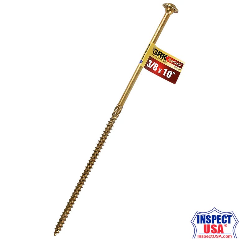 Structural Wood Screws 3/8" x 10" T40 Star (96025) GRK Fasteners