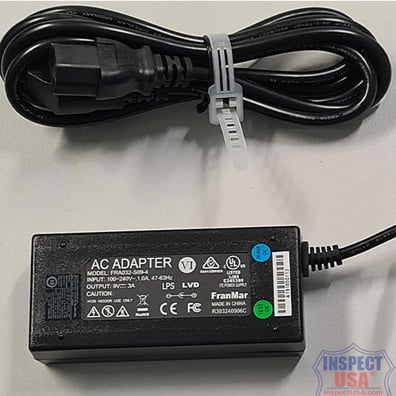 Power Adapter 110vAC to 9vDC (AC-A89B) 30 Watts Continuous Output Power
