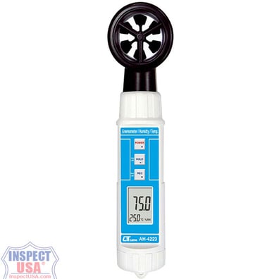 4in1 Ar Flow, Temperature & Humidity Meter (AH-4223) Handheld