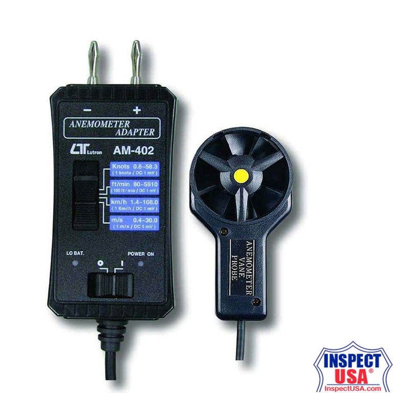 Anemometer Adapter (AM-402) For Digital Multimeters