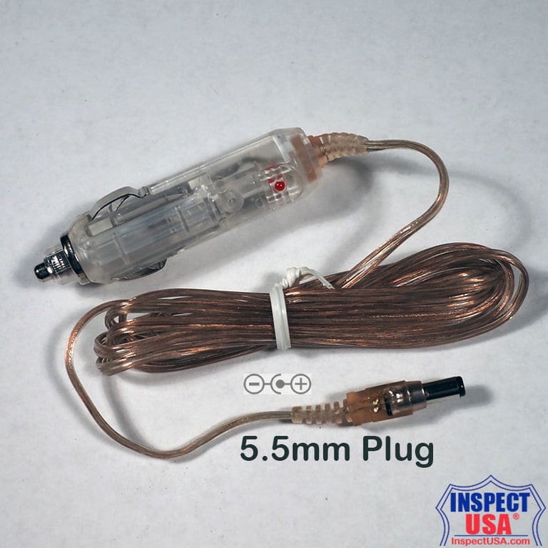 Lighter Accessory Plug to 5.5mm (APA-55) Fused 12vDC