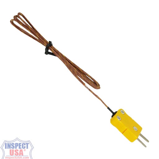 K-Type Thermocouple Temp Probe -40° to 950°F (ATT29A) 4' SS