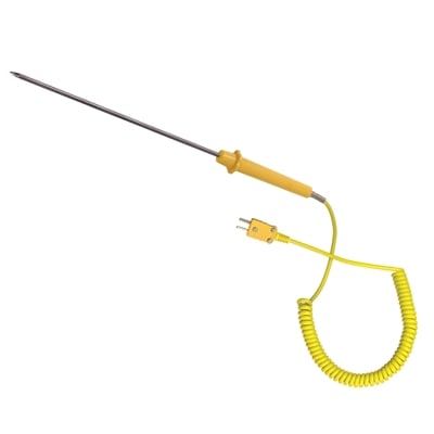 K-Type Thermocouple Piercing Probe -40° to 1562°F (ATT50) 8" SS