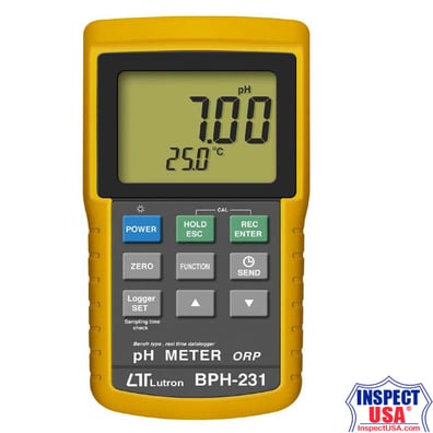 Lutron BPH-231 Bench pH / ORP Meter with Real-Time Data Logger