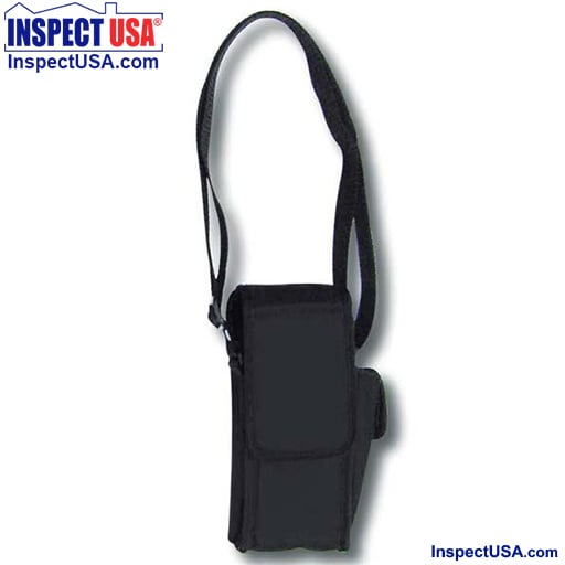 Black Fire Hose Instrument Case 7x3x2 Inches (CA-52A) with Strap