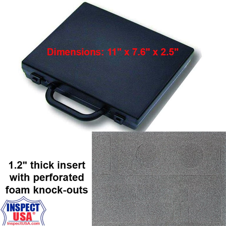 Lutron Carrying Case 11x7.6x2.5" (CA-06) w/Perforated Foam Knockouts