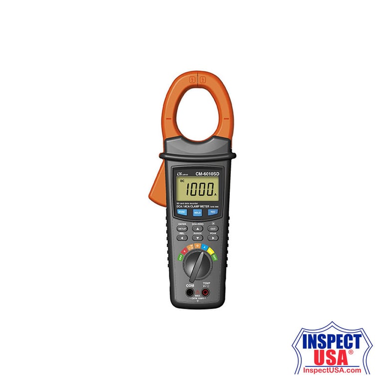 Lutron ACDC Clamp Meter (CM-6010SD) with 8GB MicroSD Card