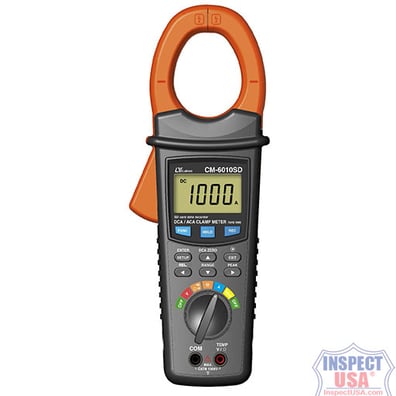 Lutron ACDC Clamp Meter (CM-6010SD) with 8GB MicroSD Card