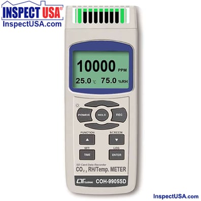 Environment Monitoring Meter (COH-9905SD) Built-In Sensors