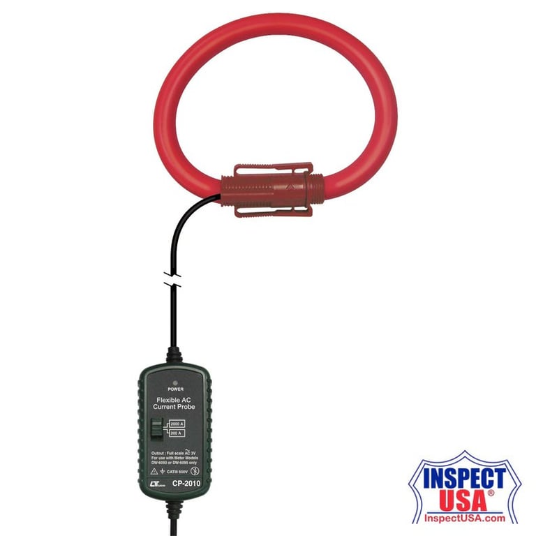 Lutron 2,000A Flexible Current Probe (CP-2010)