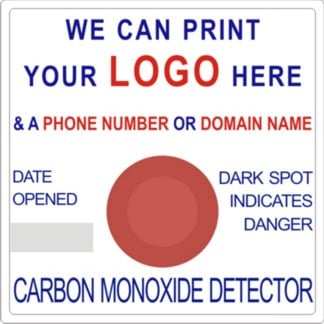 Custom Imprinted Carbon Monoxide Detector (CCP22) CO Badge