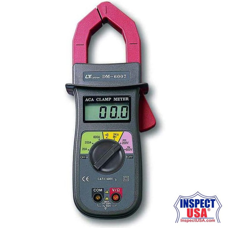 Lutron Clamp Meter (DM-6007) ACA, ACV, DCV, OHMS, Diode