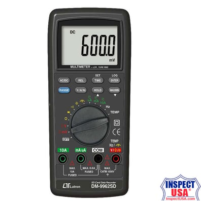 Digital Multimeter (DM-9962SD) with SD Card Data Logging