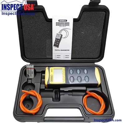 Manometer Digital, 415" WC [-15 to 15 psi] (DM8215) RS232 Output