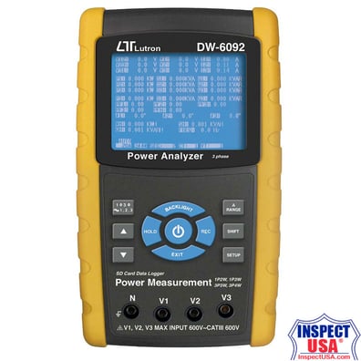 Lutron 3 Phase Power Analyzer (DW-6092) with Data-Logging