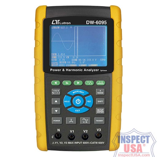Lutron 3 Phase Power Analyzer (DW-6095) with Harmonic Measurements