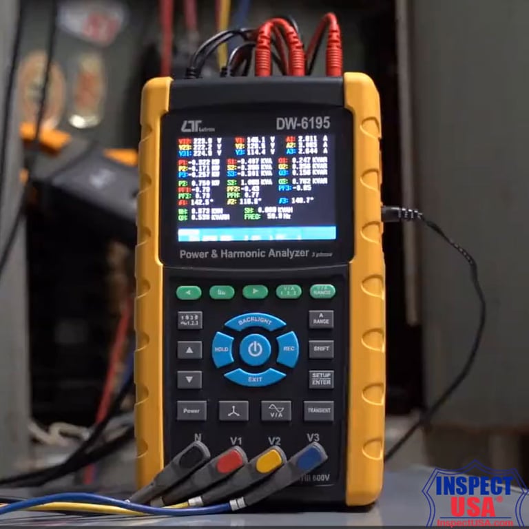 Lutron 3 Phase Power Analyzer (DW-6195) with Harmonic Measurements