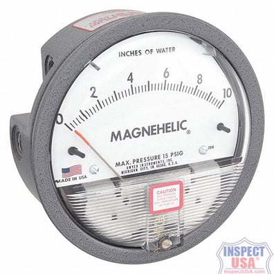 Dwyer Magnehelic Manometer (2010) 0-10" WC High Resolution