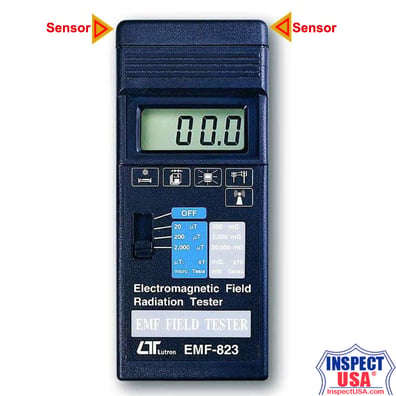 EMF microTesla Electro-Magnetic Field Meter (EMF-823) 3 Ranges