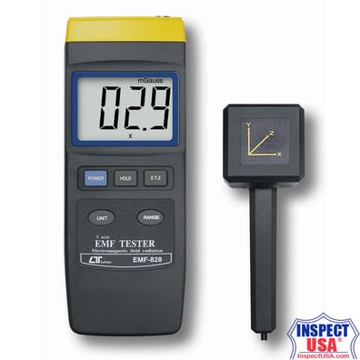 3-Axis Electro Magnetic Field Meter (EMF-828) Remote Probe