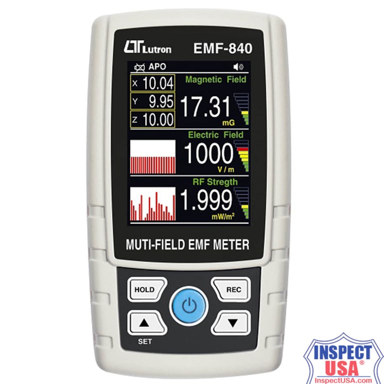 Lutron Multi-Field EMF (EMF-840) RF/LF Electromagnetic Field Meter