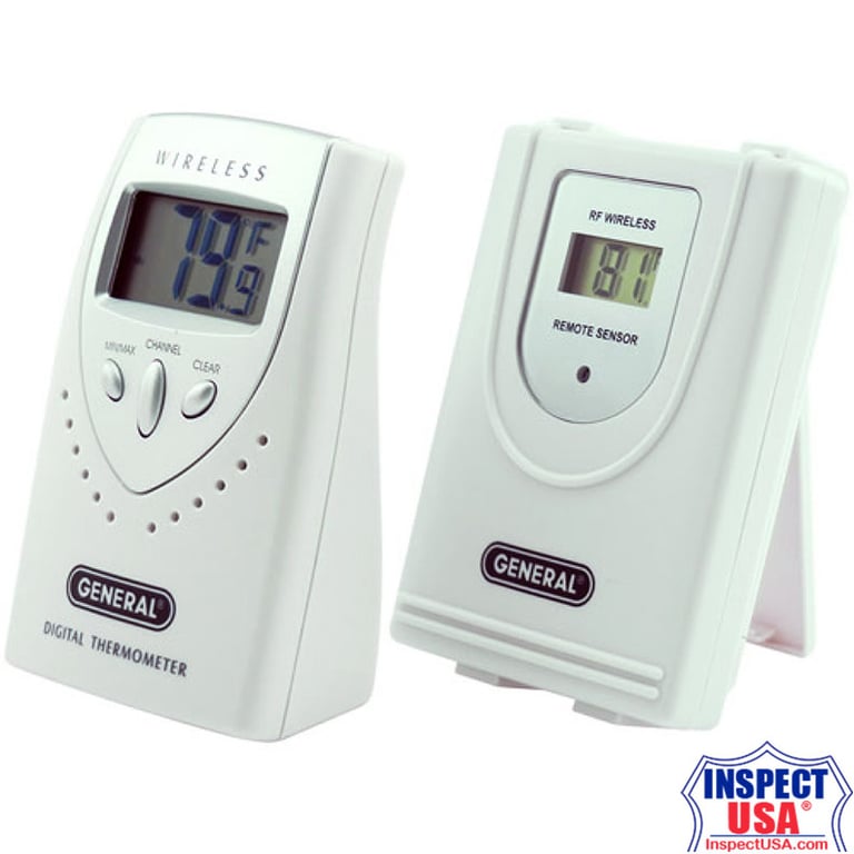 3 Channel Wireless Thermometer Kit (EMR813) with 1 Remote Sensor