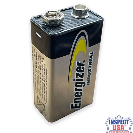 9Volt Energizer Industrial (EN22) Alkaline Snap Top