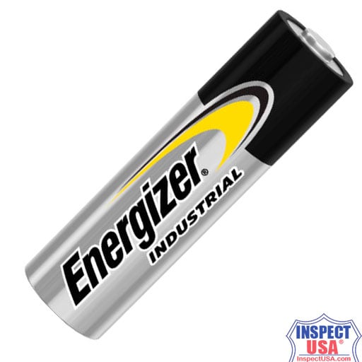 AA Energizer Industrial (EN91) 1.5V Alkaline Button Top Battery 4 Pack