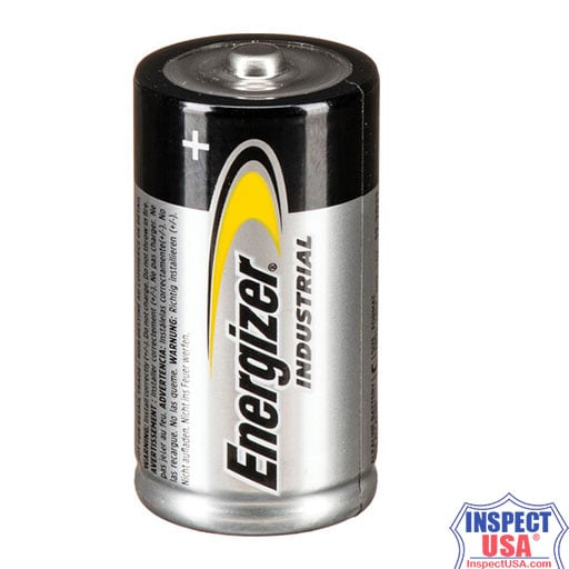 C Energizer Industrial (EN93) 1.5volt Alkaline Button Top