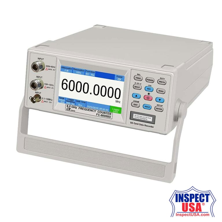 Lutron Benchtop Frequency Counter (FC-6000SD) 6gHz with TCXO