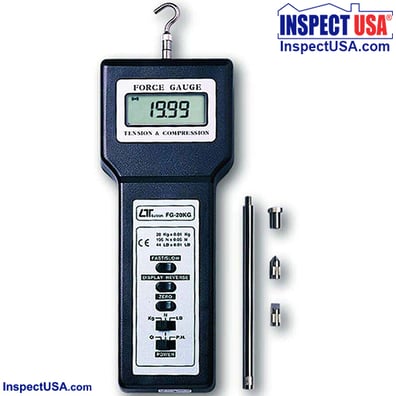 Force Gauge Tension & Compression 20 Kg (FG-20KG) with Case