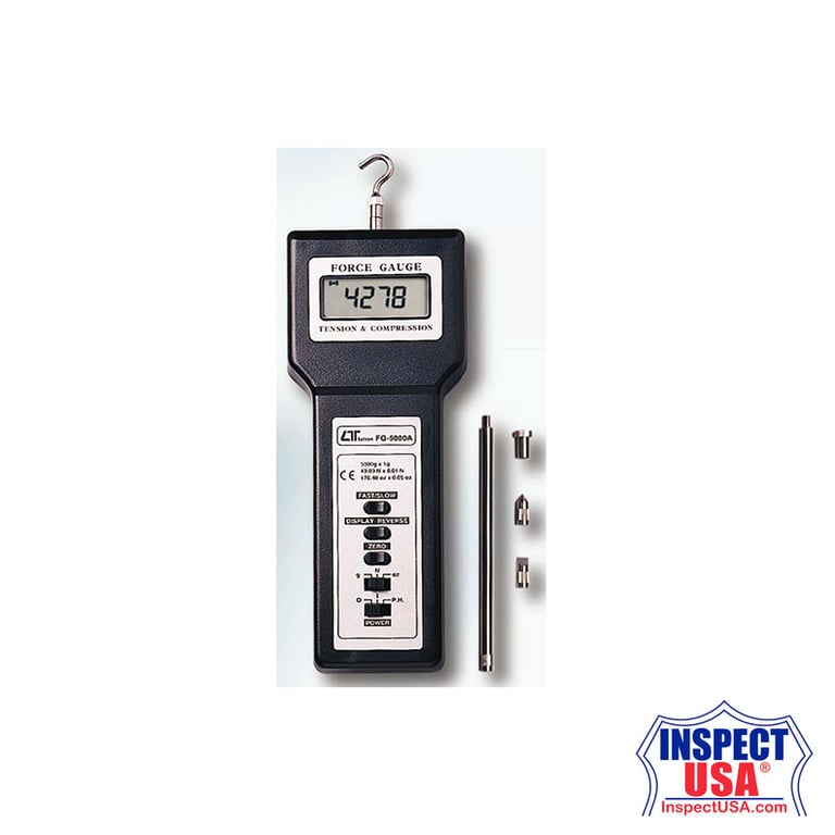 Force Gauge Tension & Compression 5 Kg (FG-5000A) with Case